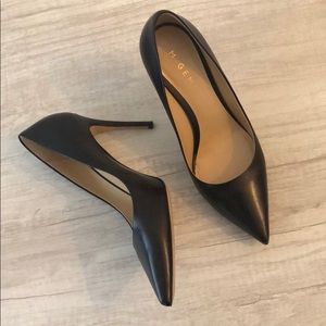 M.Gemi Original Essato Black Leather Pumps in 39.5
